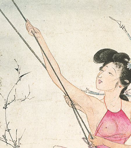 山阳-胡也佛的仕女画和最知名的金瓶梅秘戏图